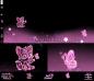 Preview: Eigenproduktion Baumwolljersey Panel Bubble Fox auf Pink/Schwaz 65x165 cm